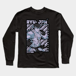 Ryu Street Fighter theme Fan art Long Sleeve T-Shirt